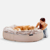 (XXL) Premium Indoor/Outdoor Dog Bed (Cappuccino)