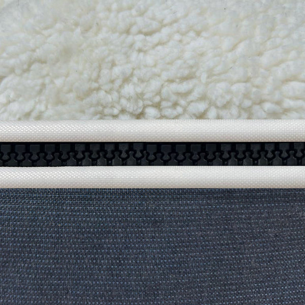 (M) Premium Indoor/Outdoor Dog Bed (Blue Dream Organic Cotton)