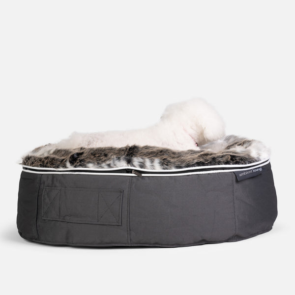 (M) Premium Indoor/Outdoor Dog Bed (Wild Animal)