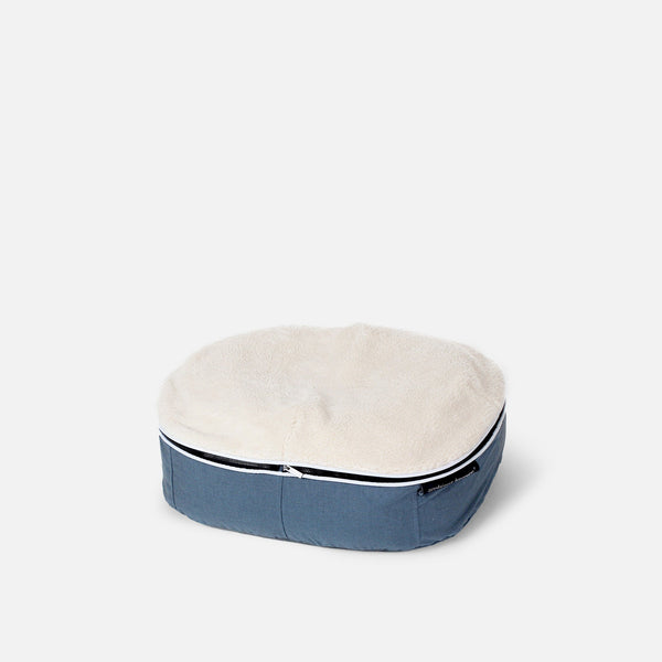 (S) Premium Indoor/Outdoor Dog Bed (Blue Dream Organic Cotton)