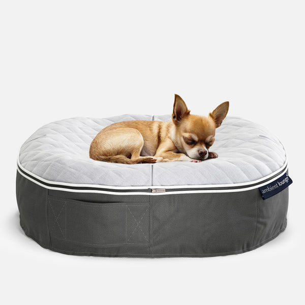 (S) Premium ThermoQuilt Dog Bed (grey)