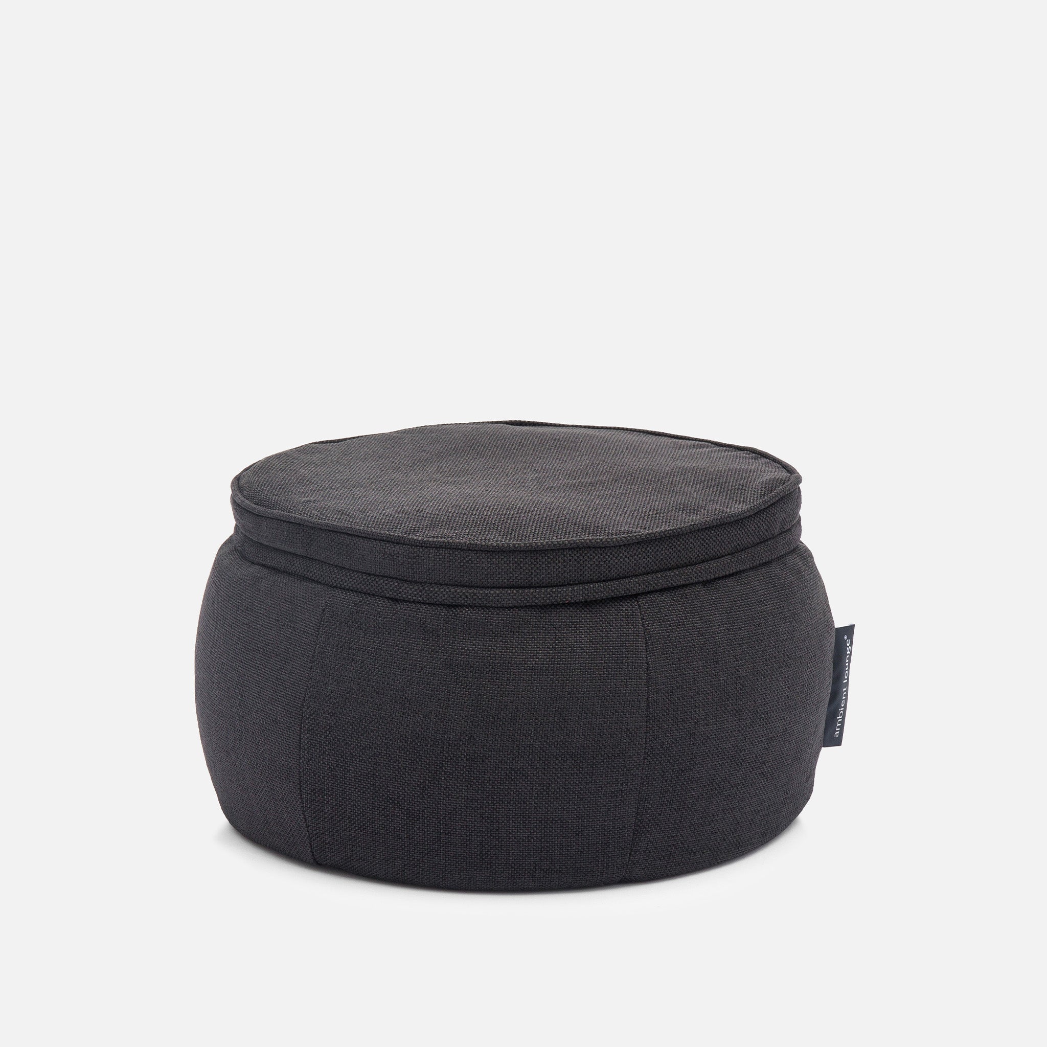 Wing Ottoman - Black Sapphire