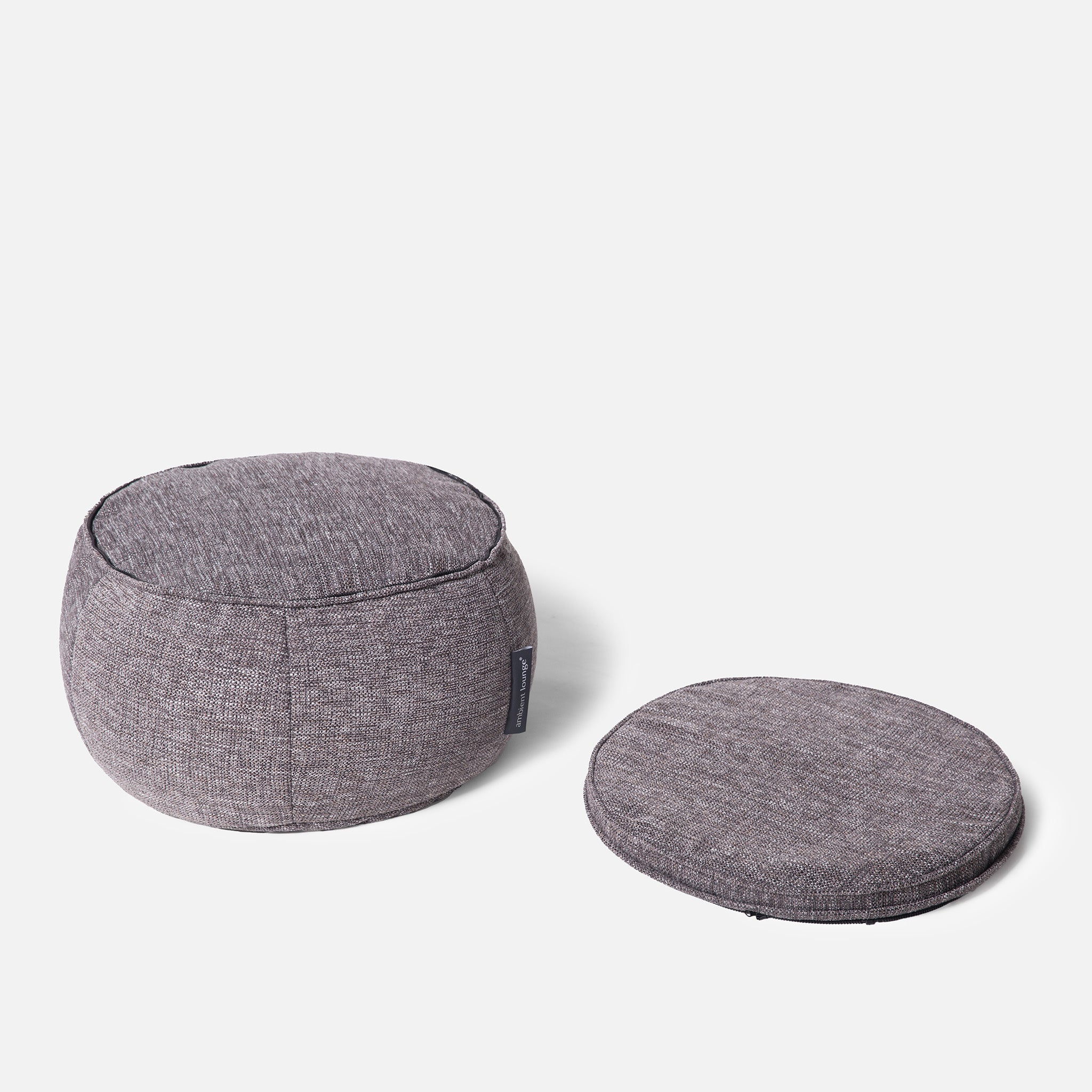 Wing Ottoman - Luscious Grey