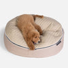 (L) Premium ThermoQuilt Dog Bed (Beige)